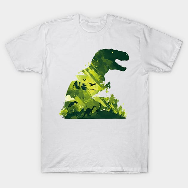 t rex T-Shirt by Stephanie Francoeur Art